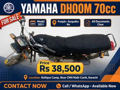 Yamaha dhoom 70CC