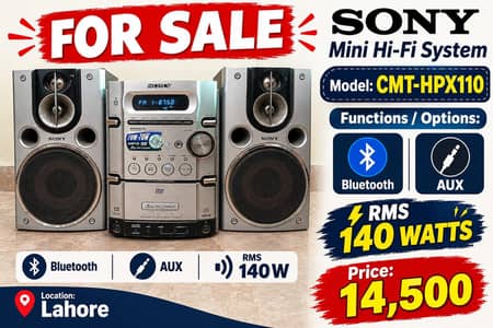 Sony Speakers built in Bluetooth very heavy bass and sound