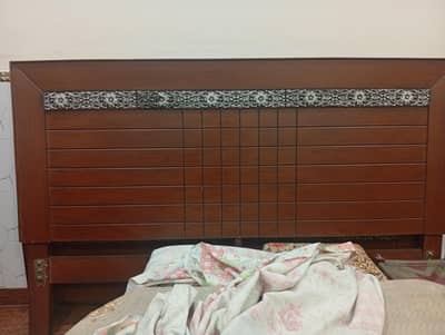 used bed and side tables in good condition