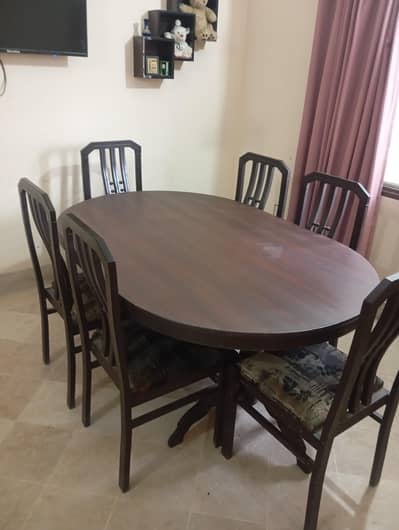 Dining table with chairs