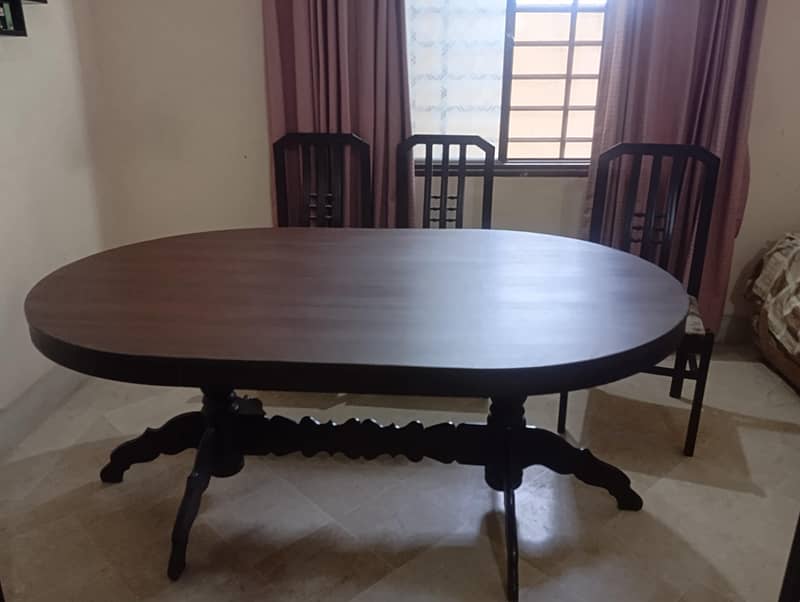 Dining table with chairs 9