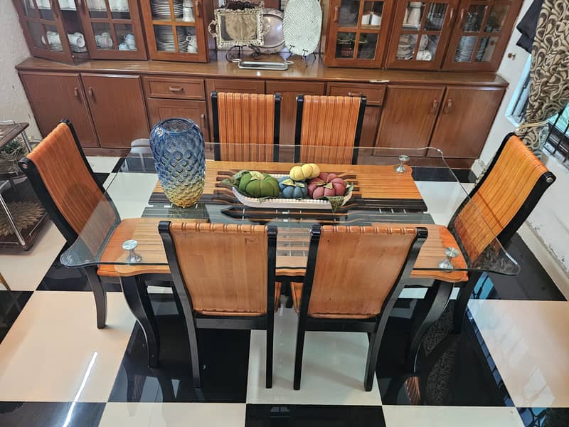 6-Chairs Dining Table set 1