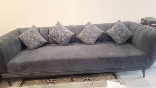 L shape 7 seater sofa