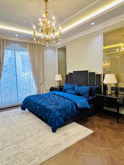 Luxury Furnished 1 Kanal Modern House Available for Rent-DHA 5 Lahore