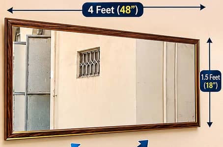 Brand New 4 Feet Mirror and Frame