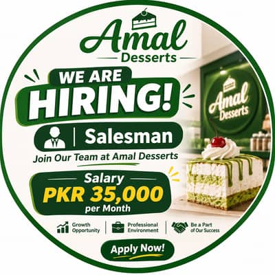 Salasman At Desserts Shop