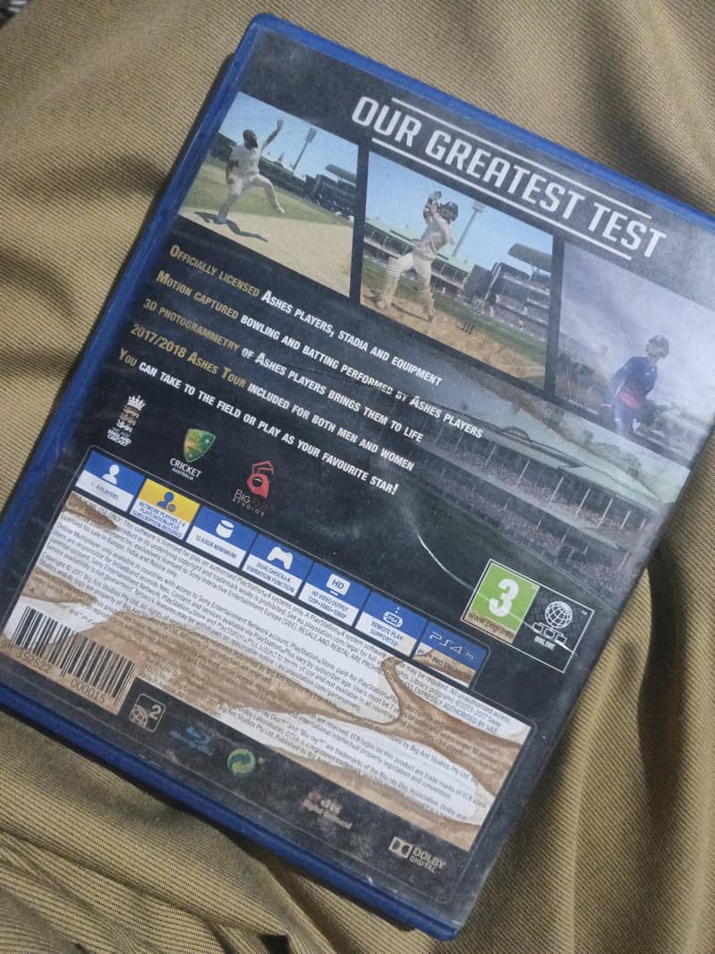 Ashes Cricket DVD 1