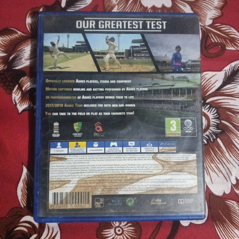 Ashes Cricket DVD 1