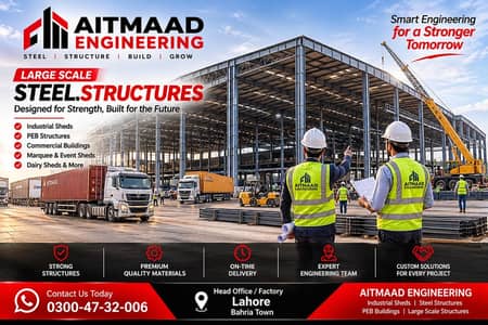 Best Industrial Shed Fabrication Company in Pakistan / Warehouse Shed