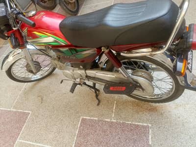 Honda CD 70 new condition 2022 model home use