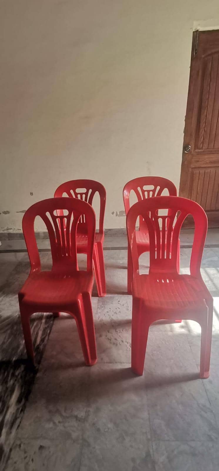 Plastic Table with 4 Chairs 5