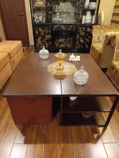 Premium Wooden Centre Table – Beautiful Custom-Made Design