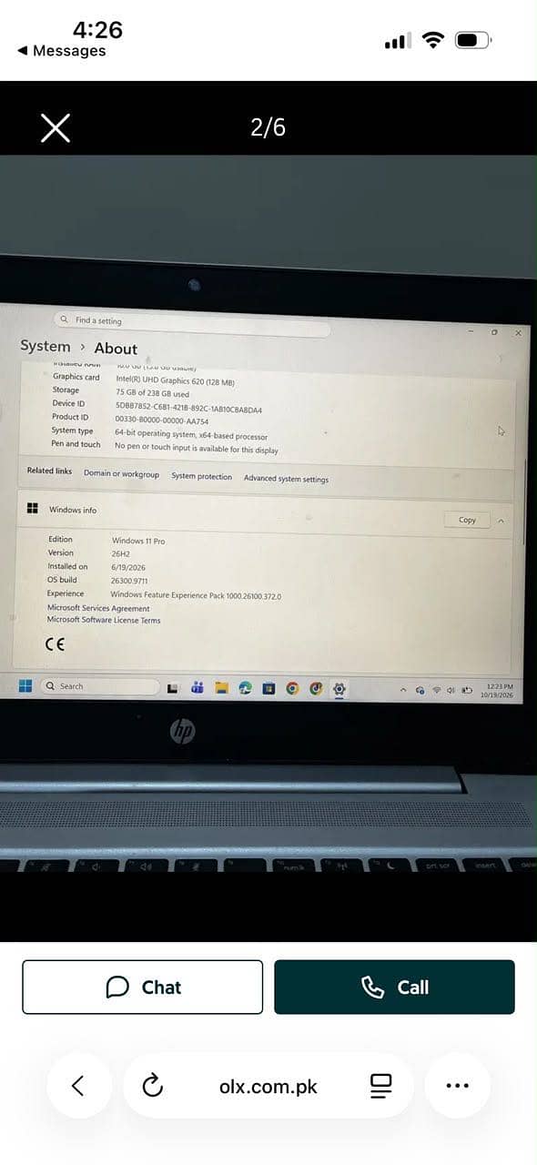 HP pro book 1