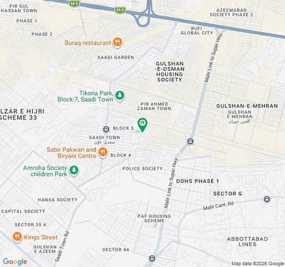 120 Yards G+2 Map Approved House Available In Pir Ahmed Zaman Block-1