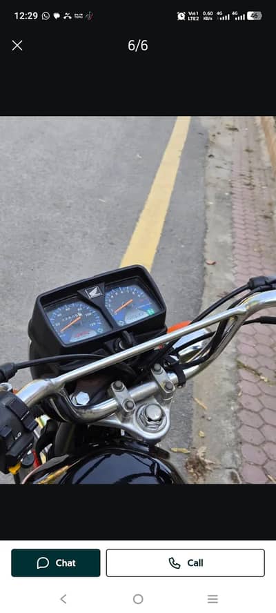 Honda 125 Black 2021 model in superb condition
