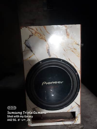 matador 4 Chanel Amp with high class woofer pioneer with loud bass