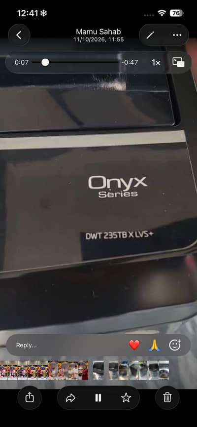Dawlance Onyx Series Fully Automatic Washing Machine