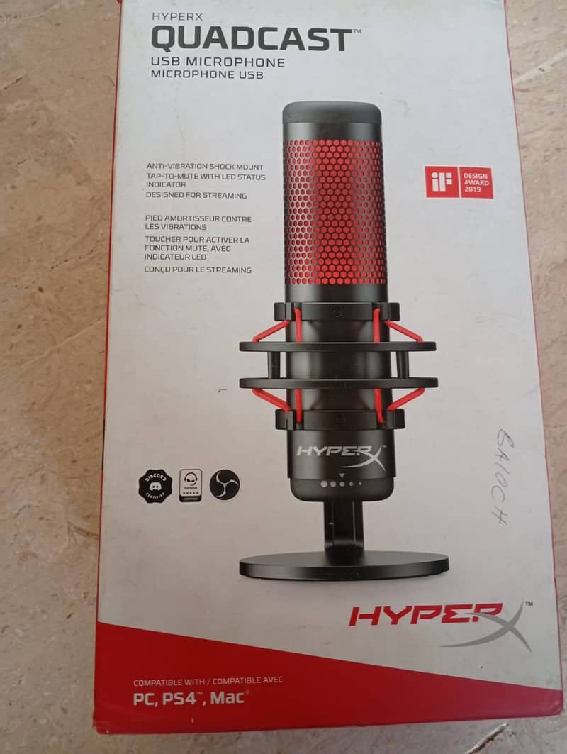 Hyper X Quadcast Microphone - Professional Level Microphone 0