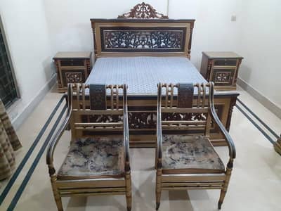 used bed set