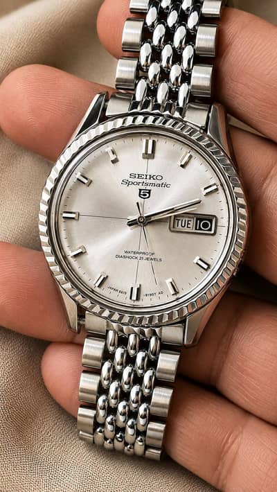 Seiko sportsmatic 21 jewels japan