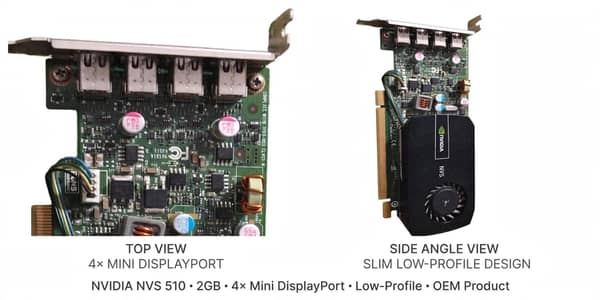 NVIDIA NVS 510 2GB-4X display port -Used-Rs:3000-lahore