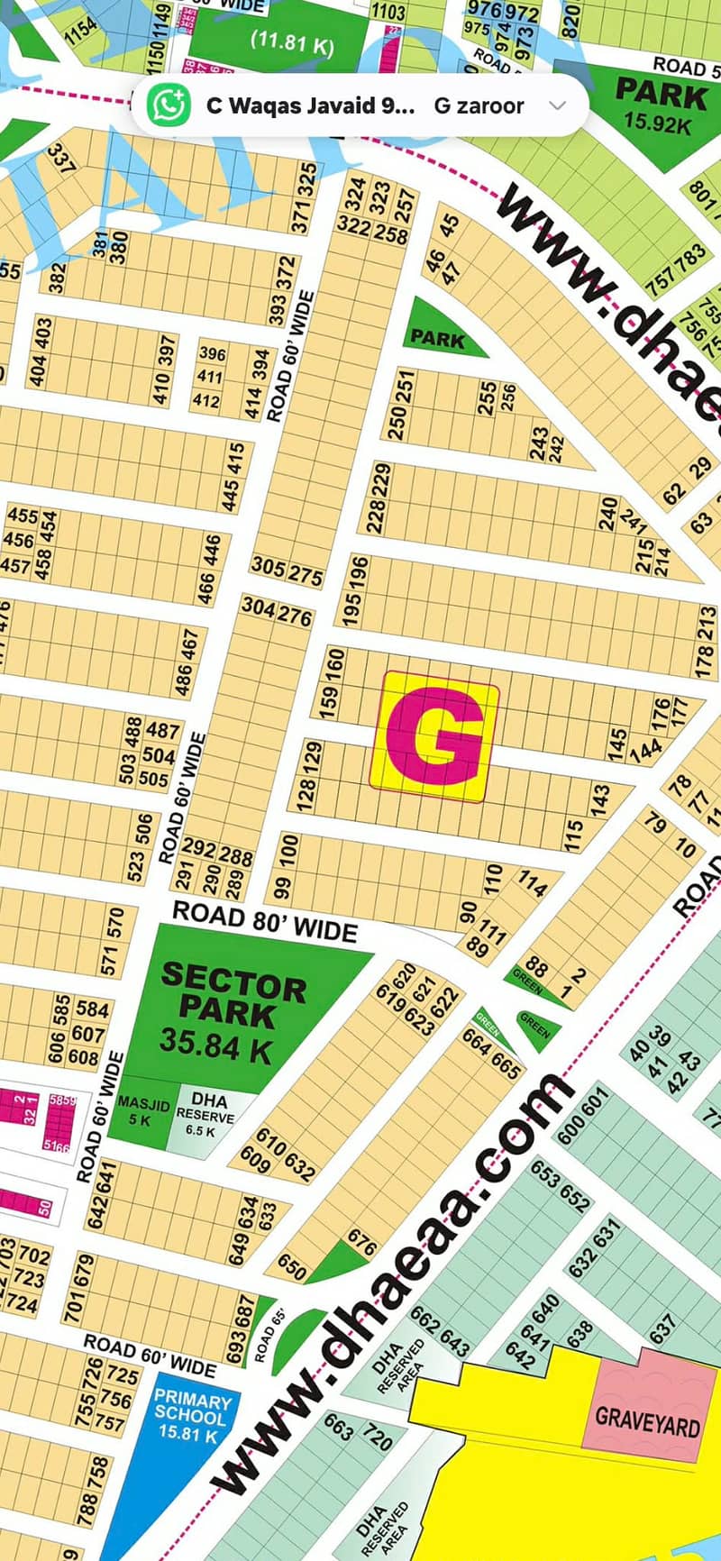1 Kanal Plot Near Park Mosque 0