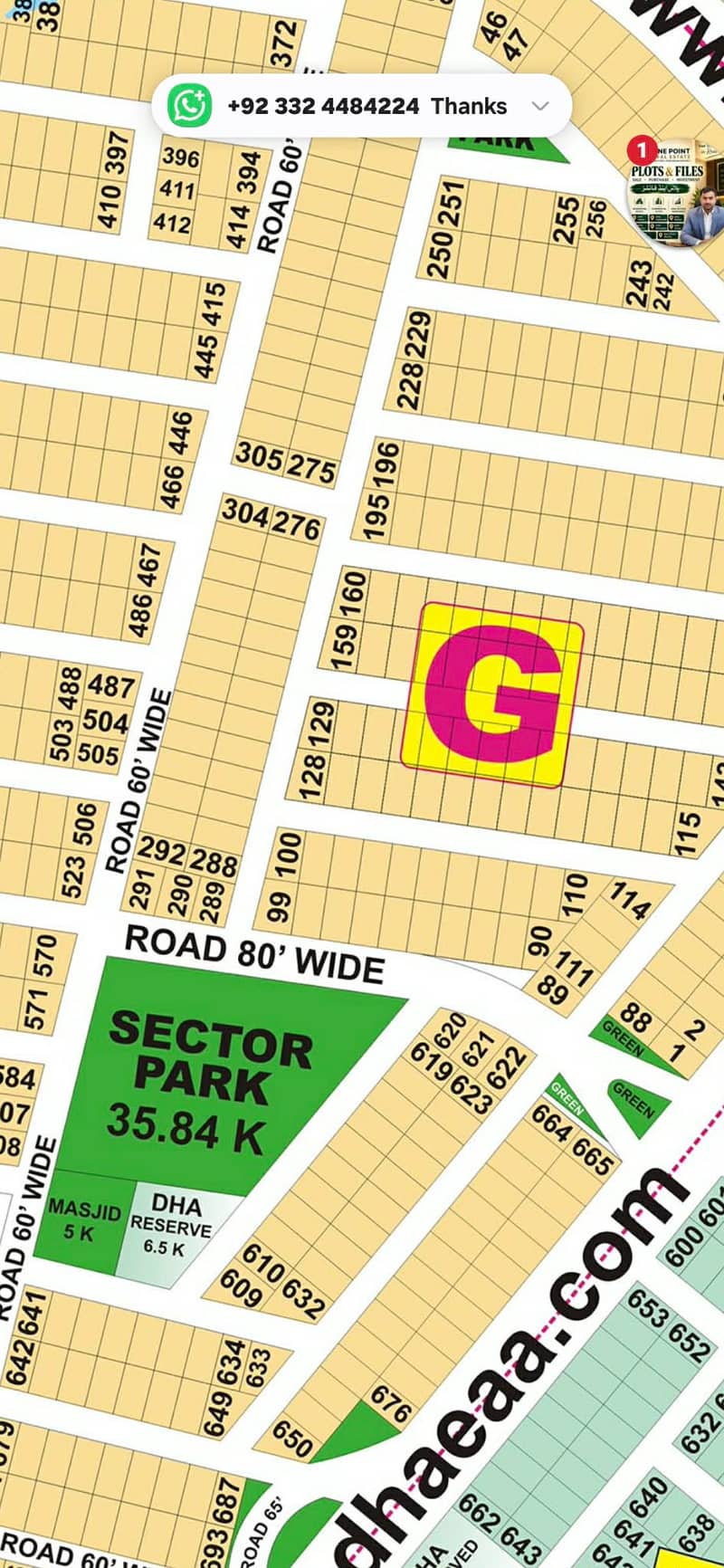 1 Kanal Plot Near Park Mosque 1