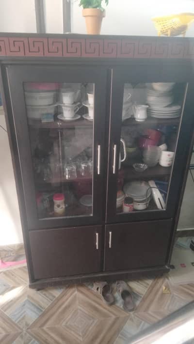 Wooden Crockery Almri for Sale