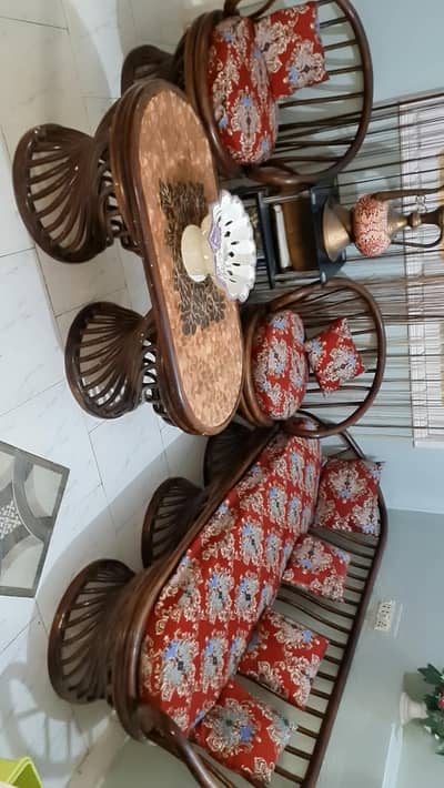 sofa set pure shesham molding wood