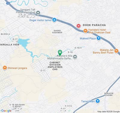 Plot Available For Sale In Sector E-16/2 CDECHS Islamabad