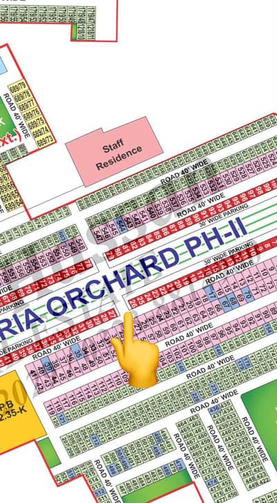 4 Marla Corner Located on Main Express Way Bahria Orchard's Largest Round about Ideal commercial Plot Available For Sale