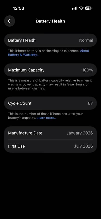 Apple iPhone 17 Pro Silver | 100BH | 256GB | 3 Months Used
