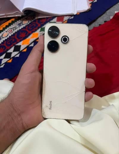 Redmi 13 8/128 only back crack exchange possible