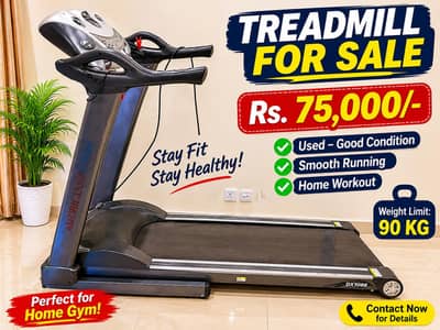 Treadmill for Sale – DK1088 | Excellent Condition | Rs. 75,000