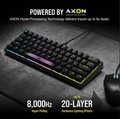 Corsair K65 Mini 60% Mechanical Gaming Keyboard ( Open Box )