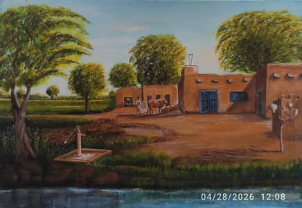 Beautiful landscape painting