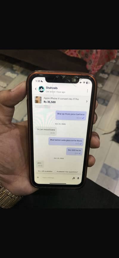 Apple iPhone X convert into 17 pro