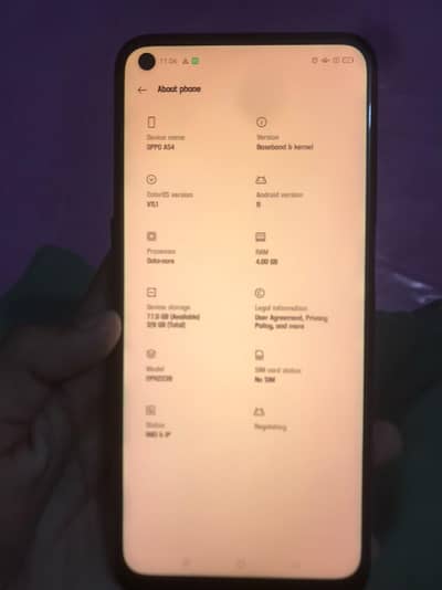 OPPO A54 With Box ( Exchange Possible)