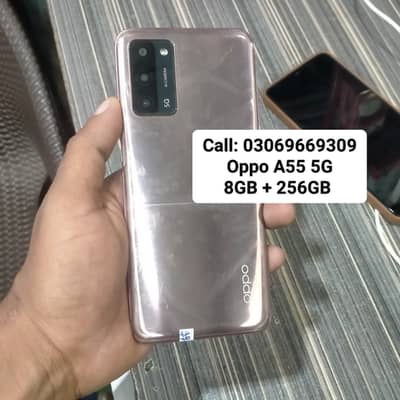 OPPO A55 5G P-atch Approved Dual Sim 8GB + 256GB Type C With Warranty
