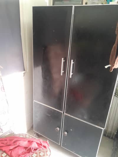 Wooden wardrobe