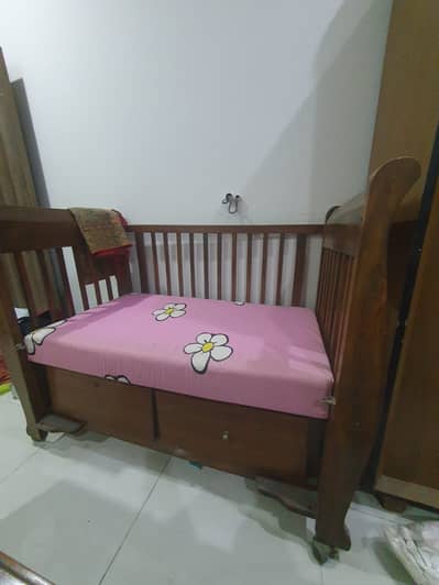 Wooden bedset slightly used