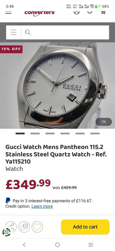 Gucci pantheon
