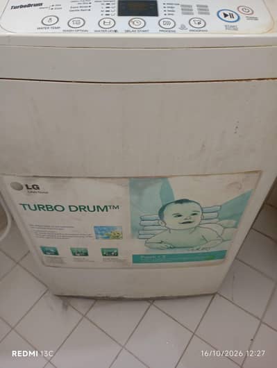 LG washing machine top load 8 kg