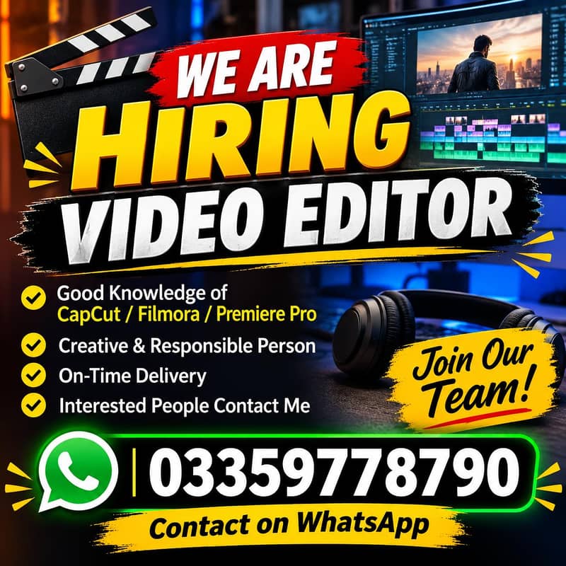 Video editor required 0