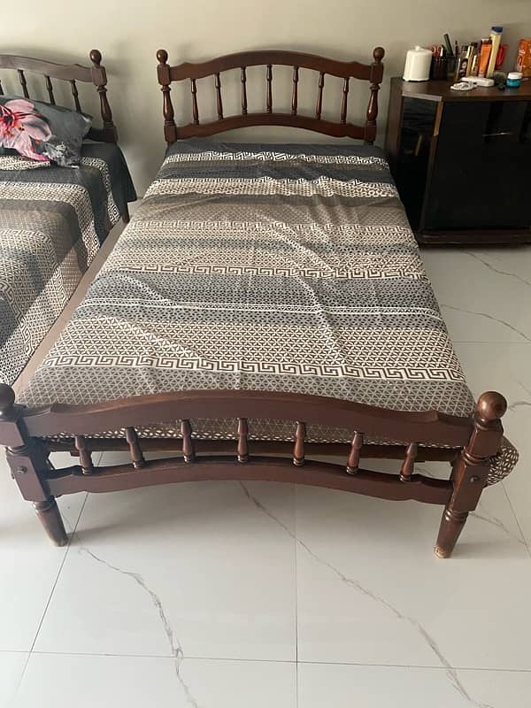 sheesham bed set 1