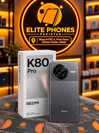 Redmi K80 Pro 12GB RAM 256GB ROM | Snapdragon 8 Gen 3 | Non PTA |Redmi