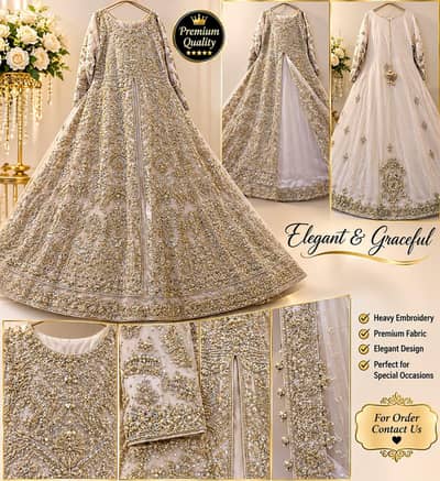 Walima Maxi/Bridal Maxi/Walima Dress/Walima Bridal Wear