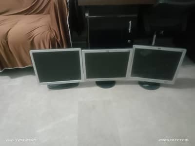 3x HP 19-inch LED Monitors – Excellent Condition (Bulk or Single)