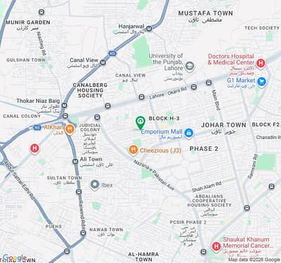 Ideally Located Residential Plot For Sale In Johar Town Phase 2 - Block J2 Available