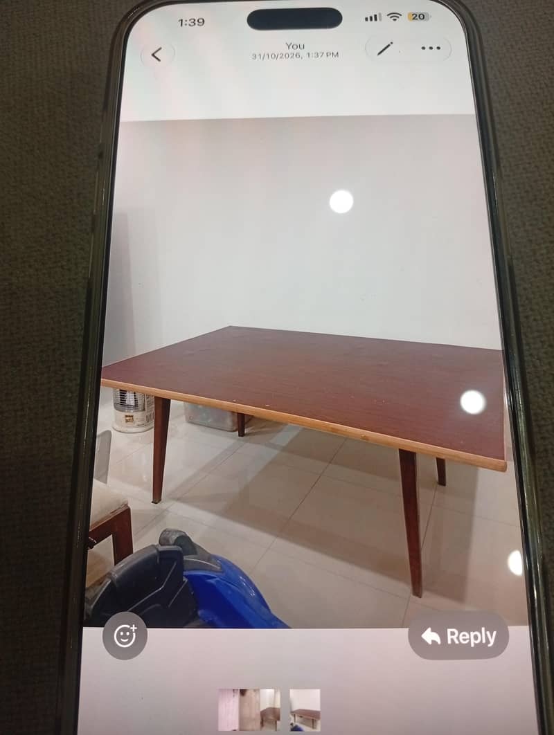 large dinning table only 1